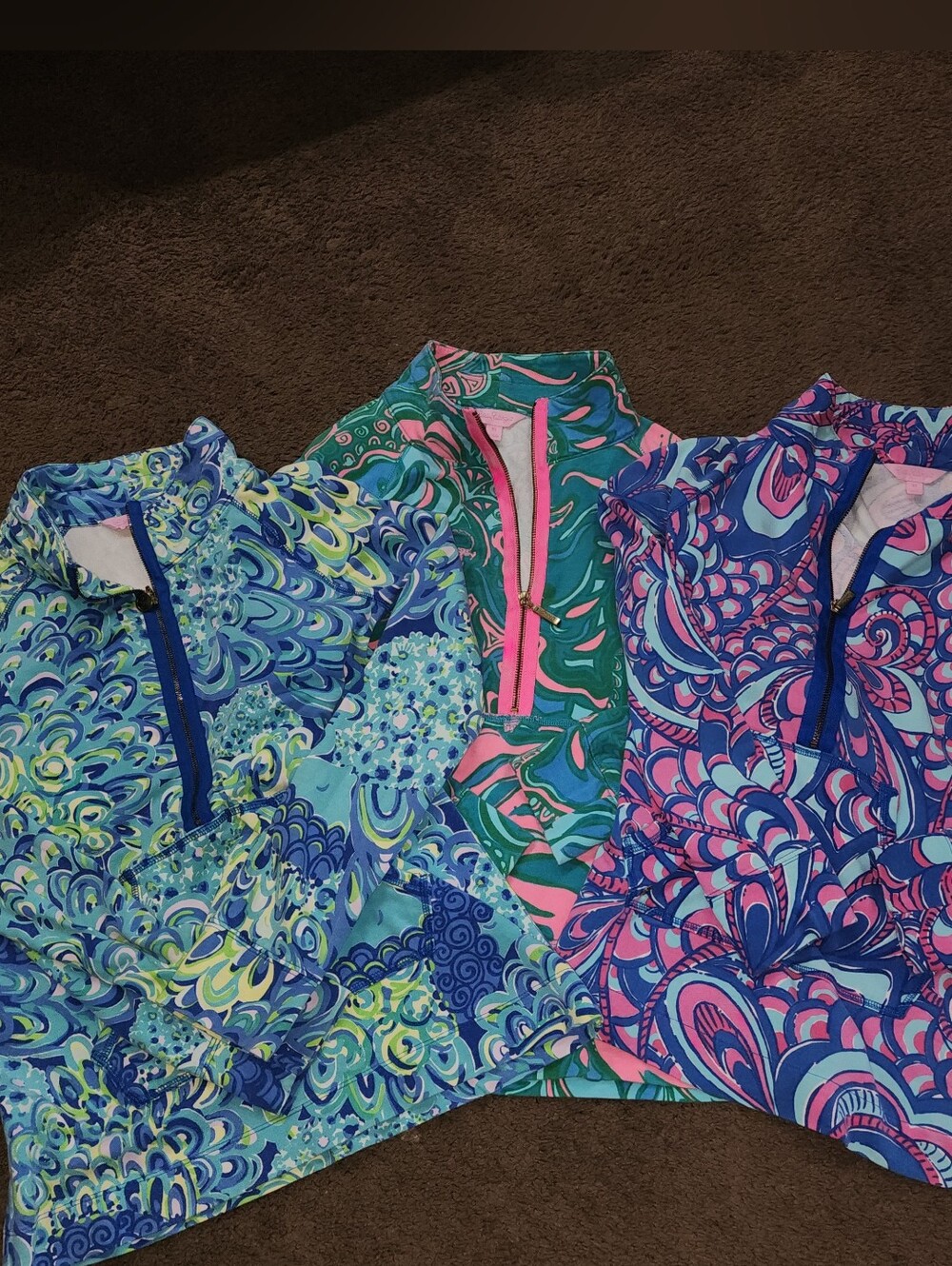 3 Lilly Pulitzer Quarter Zips
